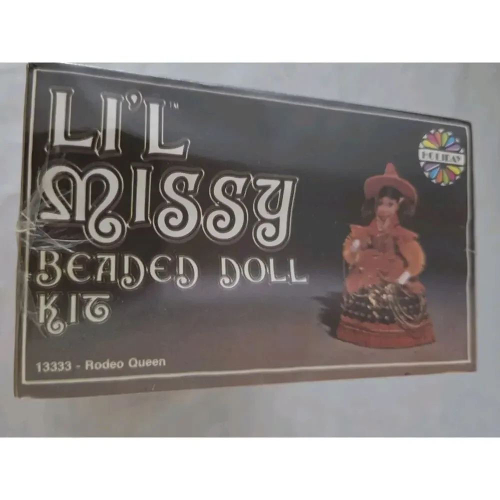 Walco Li'l Missy Beaded Doll Kit Sequin Vintage Rodeo Queen #13333